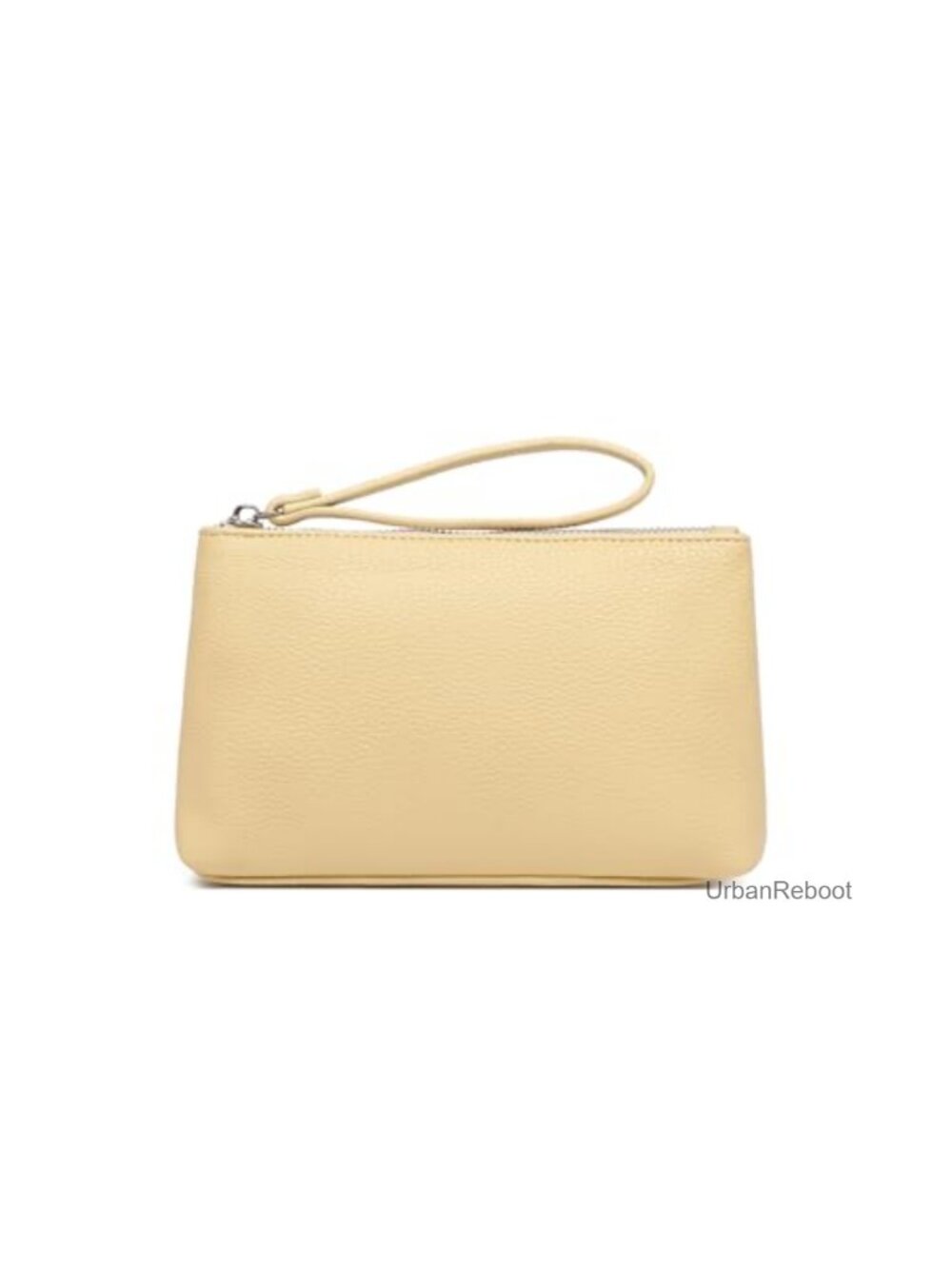 Pebbled Faux Leather Wristlet Wallet Clutch Coin Purse with Card Slots